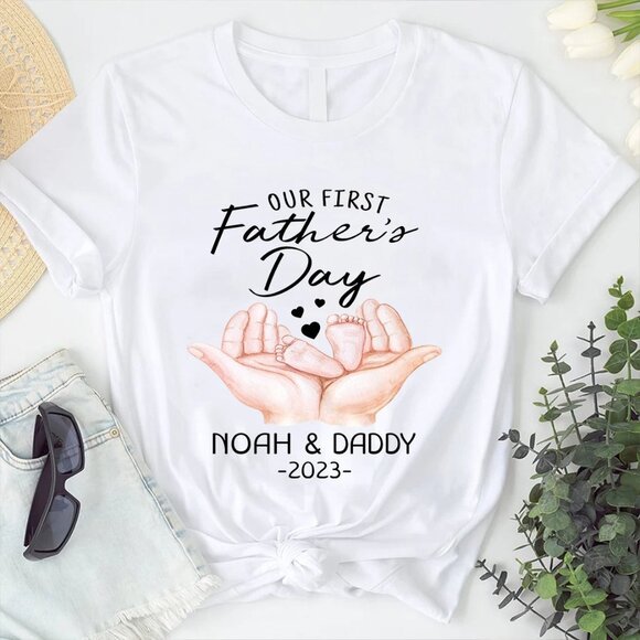 Father's Day Gift - Our First Father's Day Shirt - Picture 1 of 4